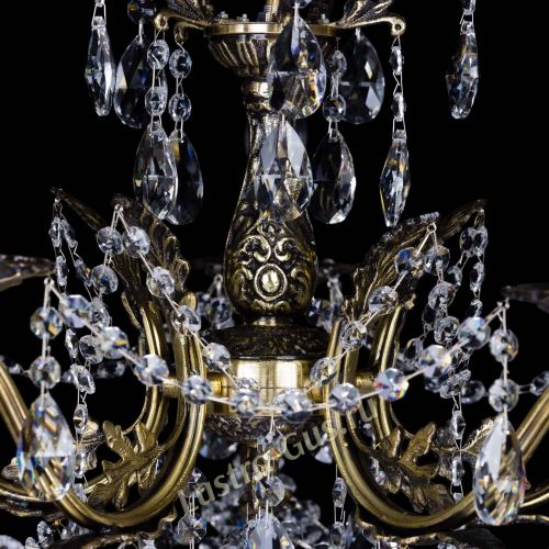 Бронзовая люстра Валери №5 журавлик в Магнитогорске Гусь Хрустальный