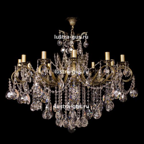 Люстра бронзовая Афина №1 в Магнитогорске Гусь Хрустальный