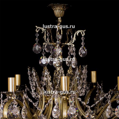 Люстра бронзовая Афина №1 в Магнитогорске Гусь Хрустальный