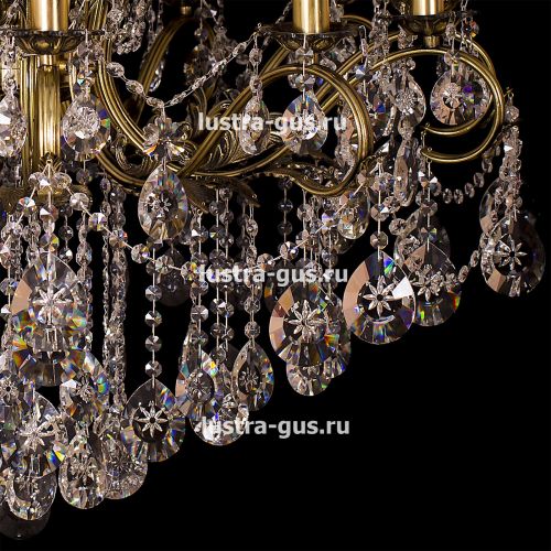 Люстра бронзовая Афина №1 в Магнитогорске Гусь Хрустальный