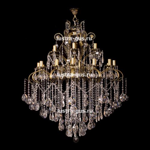 Люстра бронзовая Афина №2 в Магнитогорске Гусь Хрустальный