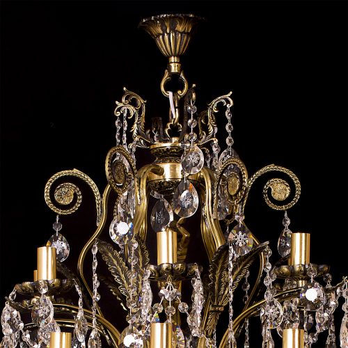 Люстра бронзовая Афина №2 в Магнитогорске Гусь Хрустальный