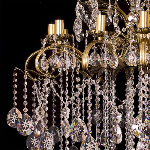 Люстра бронзовая Афина №2 в Магнитогорске Гусь Хрустальный