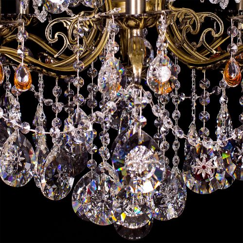 Люстра бронзовая Мелания №12 в Магнитогорске Гусь Хрустальный