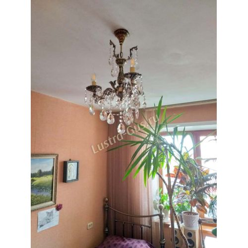 Люстра бронзовая Мелания №3 в Магнитогорске Гусь Хрустальный