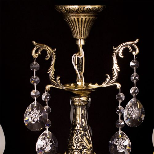 Люстра бронзовая Мелания №3 в Магнитогорске Гусь Хрустальный