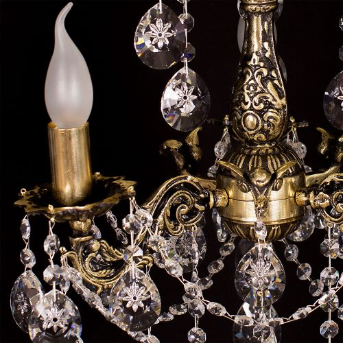 Люстра бронзовая Мелания №3 в Магнитогорске Гусь Хрустальный