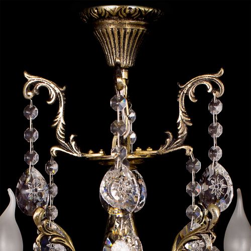 Люстра бронзовая Мелания №4 в Магнитогорске Гусь Хрустальный