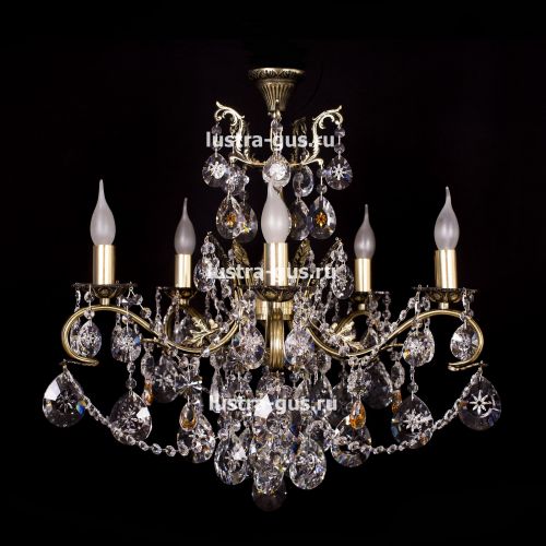 Люстра бронзовая Мелания №5 в Магнитогорске Гусь Хрустальный