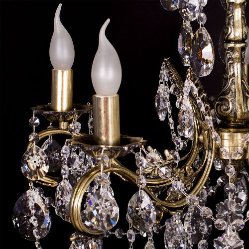 Люстра бронзовая Мелания №5 в Магнитогорске Гусь Хрустальный