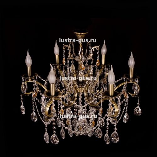 Люстра бронзовая Мелания №6/2 в Магнитогорске Гусь Хрустальный