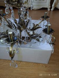 Люстра бронзовая Мелания №6/2 в Магнитогорске отзыв и фото покупателя