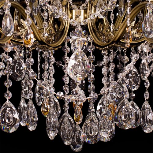 Люстра бронзовая Мелания №6/2 в Магнитогорске Гусь Хрустальный