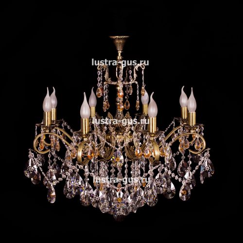 Люстра бронзовая Мелания №8/2 в Магнитогорске Гусь Хрустальный