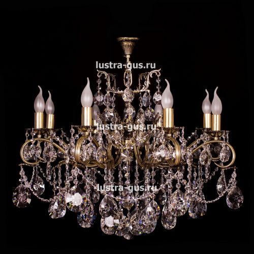 Люстра бронзовая Мелания №8/3 в Магнитогорске Гусь Хрустальный
