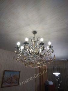 Люстра бронзовая Мелания №8/3 в Магнитогорске отзыв и фото покупателя