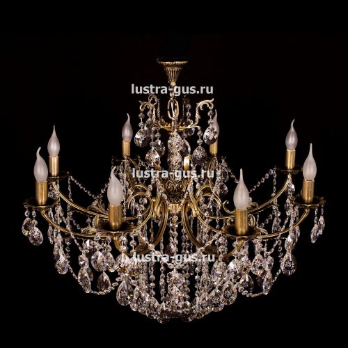 Люстра бронзовая Мелания №8 в Магнитогорске Гусь Хрустальный