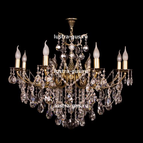 Люстра бронзовая Мелания №8 в Магнитогорске Гусь Хрустальный