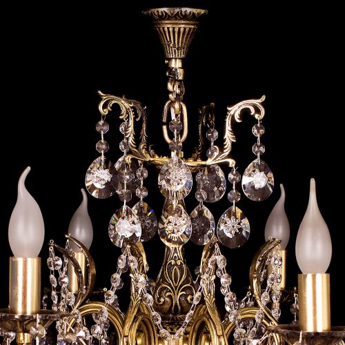 Люстра бронзовая Мелания №8 в Магнитогорске Гусь Хрустальный