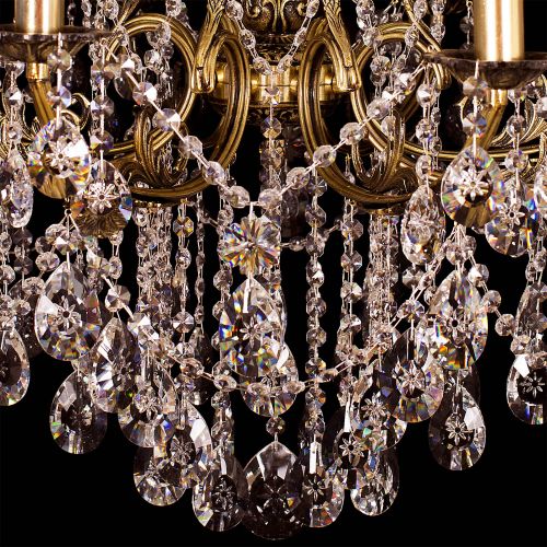 Люстра бронзовая Мелания №8 в Магнитогорске Гусь Хрустальный