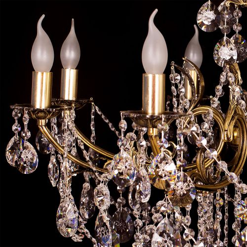 Люстра бронзовая Мелания №8 в Магнитогорске Гусь Хрустальный