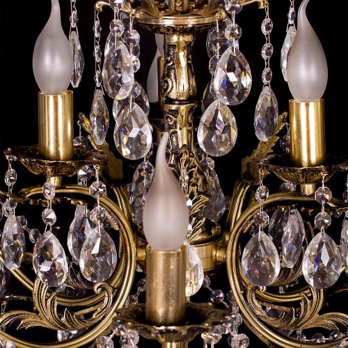 Люстра бронзовая Мелания №9 в Магнитогорске Гусь Хрустальный