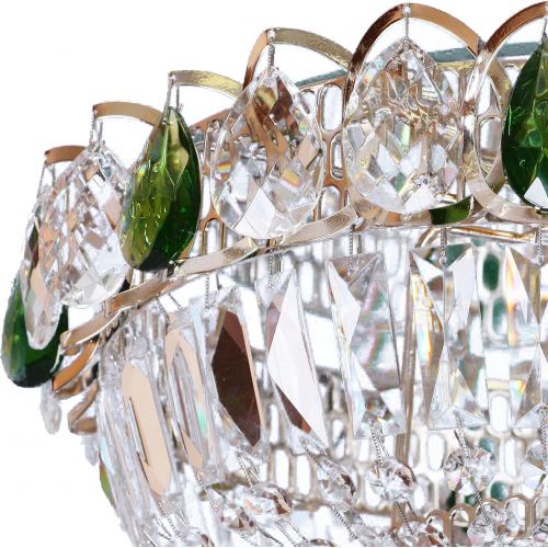 Люстра Катерина 1 лампа цветная в Магнитогорске Гусь Хрустальный