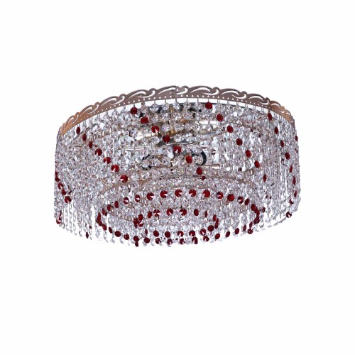 Люстра Капель обтикон цветной в Магнитогорске Гусь Хрустальный