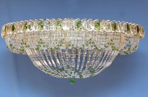 Люстра Кольцо 1000 мм Купол цветная в Магнитогорске отзыв и фото покупателя