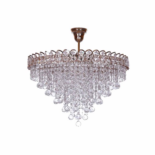 Люстра Капель Лепесток Шар  30мм с подвесом в Магнитогорске Гусь Хрустальный