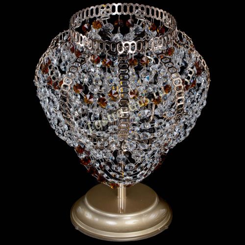 Настольная лампа Альфа №1 чайная в Магнитогорске Гусь Хрустальный