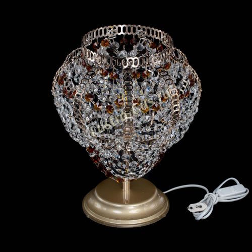 Настольная лампа Альфа №1 чайная в Магнитогорске Гусь Хрустальный