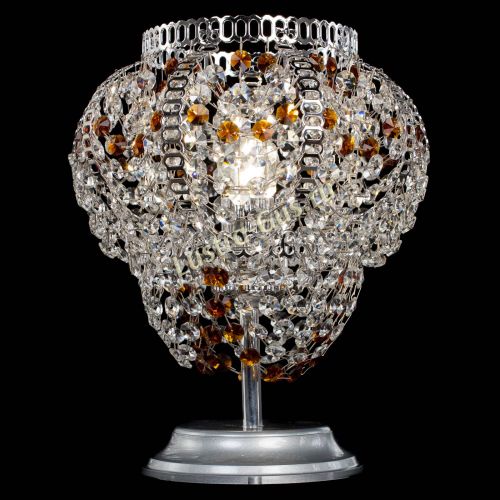 Настольная лампа Альфа №1 чайная в Магнитогорске Гусь Хрустальный