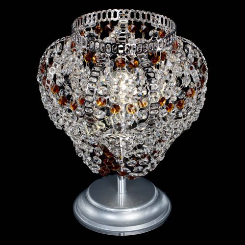 Настольная лампа Альфа №1 чайная в Магнитогорске Гусь Хрустальный