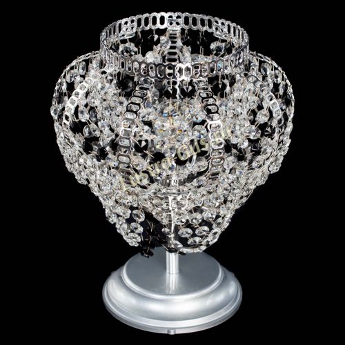 Настольная лампа Альфа №1 черная в Магнитогорске Гусь Хрустальный