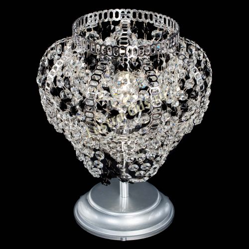 Настольная лампа Альфа №1 черная в Магнитогорске Гусь Хрустальный