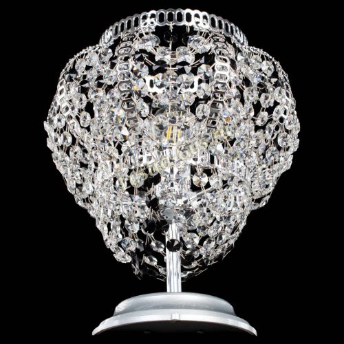 Настольная лампа Альфа №1 черная в Магнитогорске Гусь Хрустальный