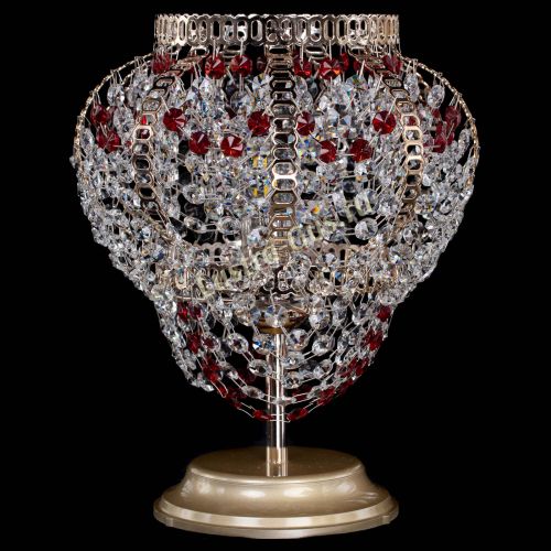 Настольная лампа Альфа №1 красная в Магнитогорске Гусь Хрустальный