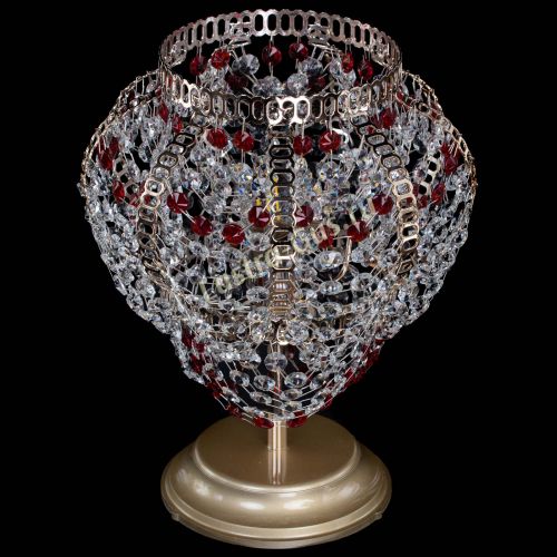 Настольная лампа Альфа №1 красная в Магнитогорске Гусь Хрустальный