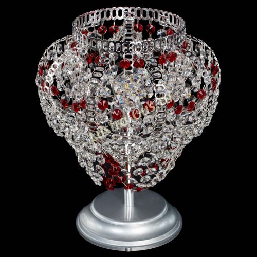 Настольная лампа Альфа №1 красная в Магнитогорске Гусь Хрустальный