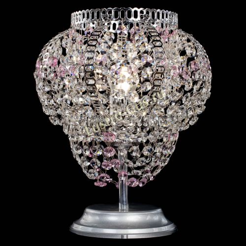 Настольная лампа Альфа №1 розовая в Магнитогорске Гусь Хрустальный