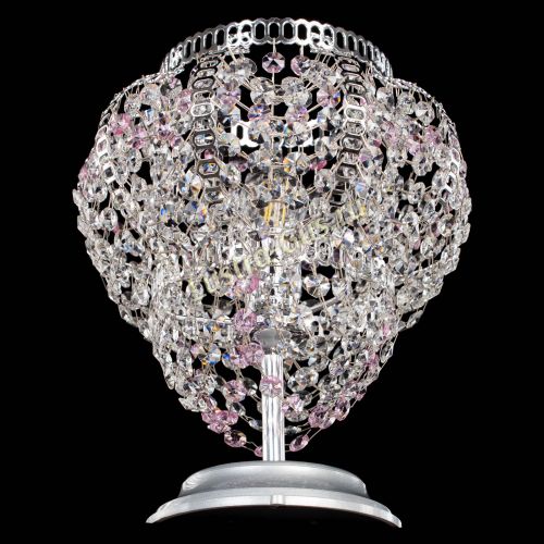 Настольная лампа Альфа №1 розовая в Магнитогорске Гусь Хрустальный