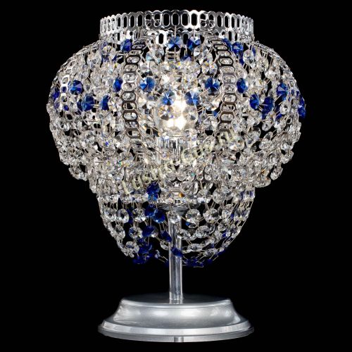 Настольная лампа Альфа №1 синяя в Магнитогорске Гусь Хрустальный