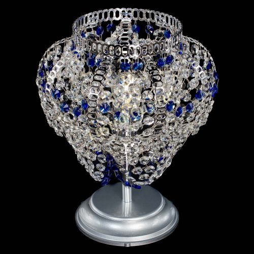 Настольная лампа Альфа №1 синяя в Магнитогорске Гусь Хрустальный