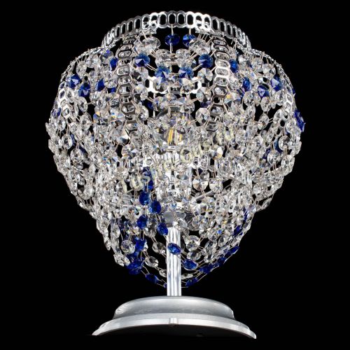 Настольная лампа Альфа №1 синяя в Магнитогорске Гусь Хрустальный