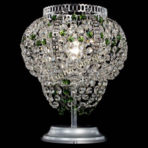 Настольная лампа Альфа №1 зеленая в Магнитогорске Гусь Хрустальный