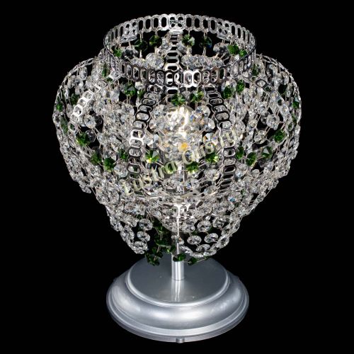 Настольная лампа Альфа №1 зеленая в Магнитогорске Гусь Хрустальный