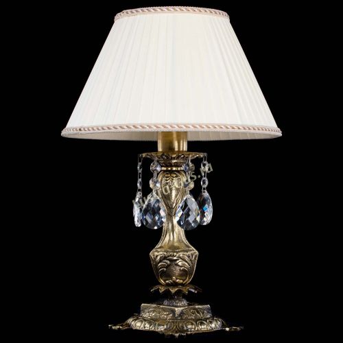 Бронзовая настольная лампа Антик №1 Баден с абажуром в Магнитогорске Бронзовая настольная лампа Антик №1 Баден с абажуром в Магнитогорске