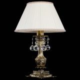 Бронзовая настольная лампа Антик №1 Шар  с абажуром в Магнитогорске