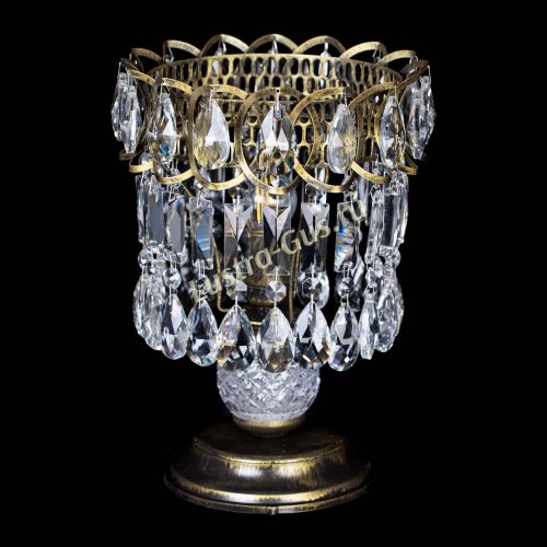 Настольная лампа Астра №1 под бронзу в Магнитогорске Гусь Хрустальный